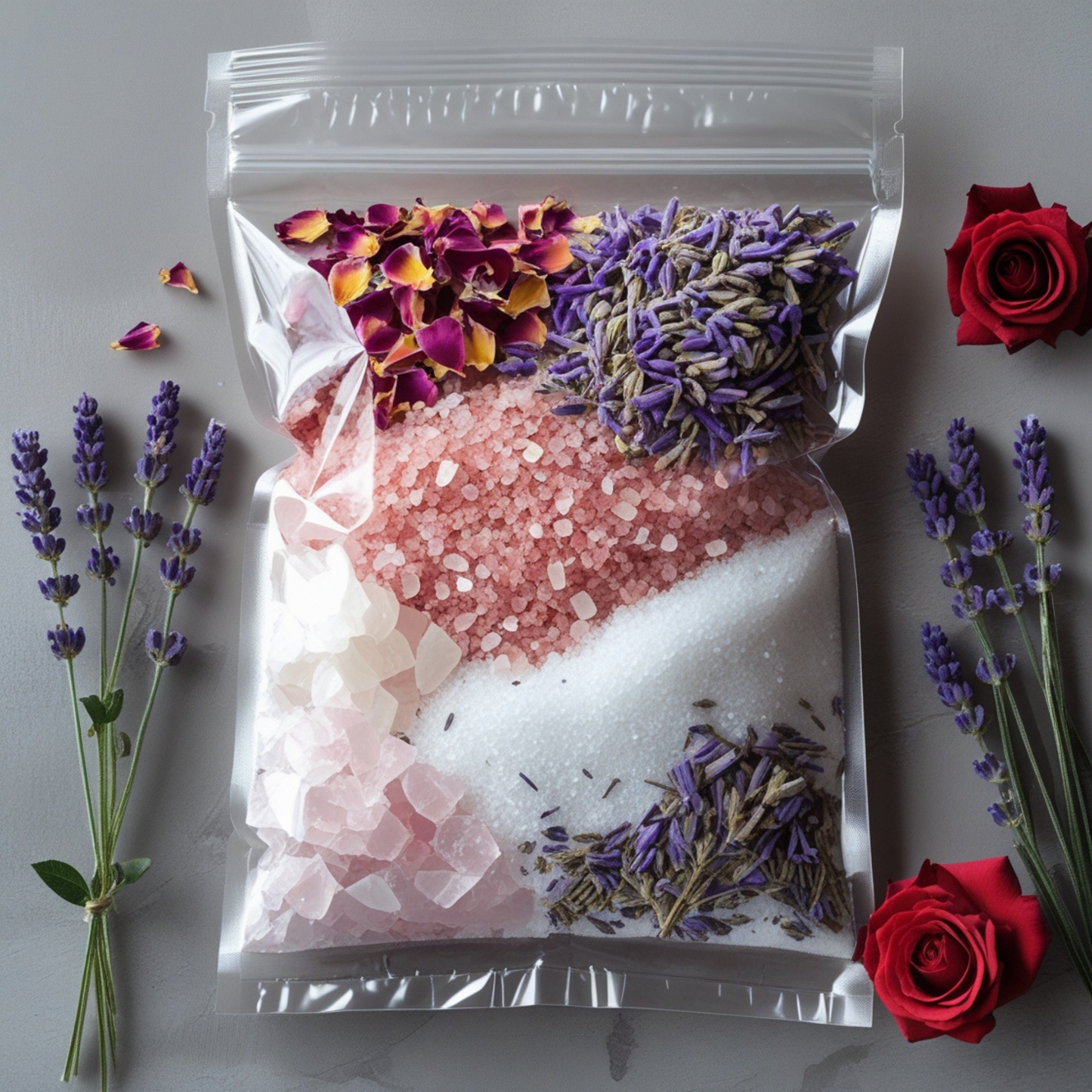 Therapeutic Foot Bath with Essential Oils - Lavender, Geranium | 200g