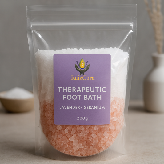 Therapeutic Foot Bath with Essential Oils - Lavender, Geranium | 200g