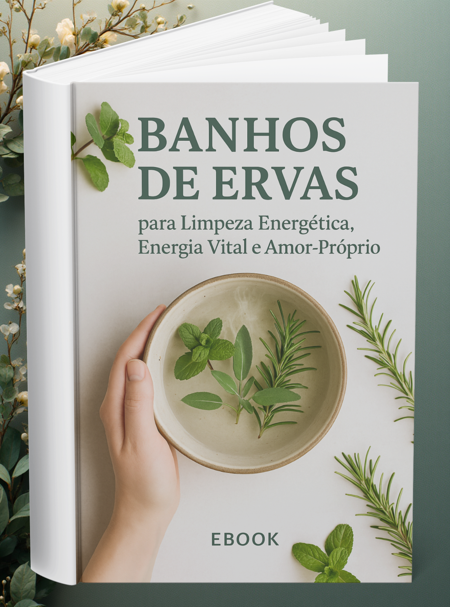 Banhos de ervas para libertar cansaço emocional, limpar energia pesada e recuperar clareza