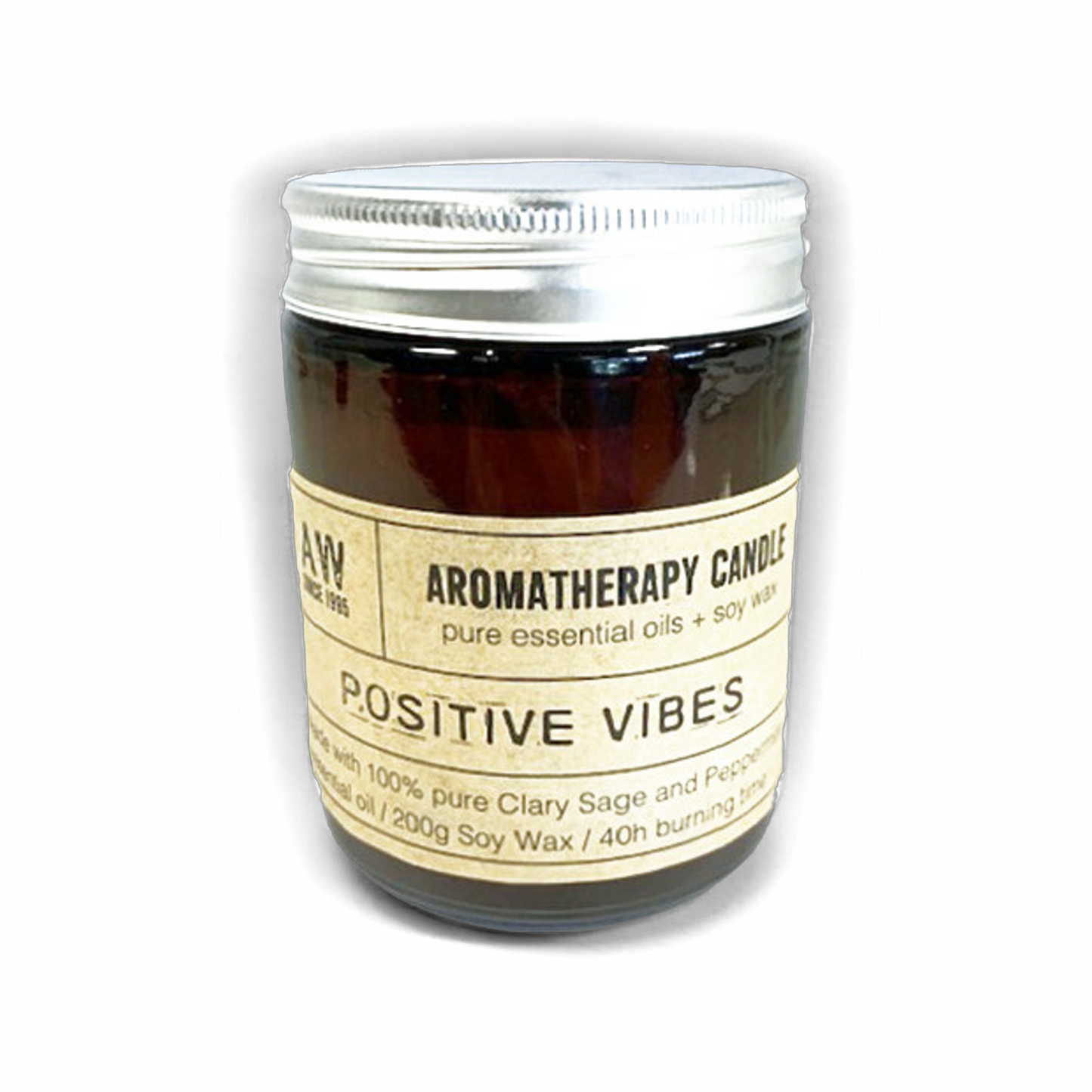 Vela de Aromaterapia em Soja 200g – Clareza Mental